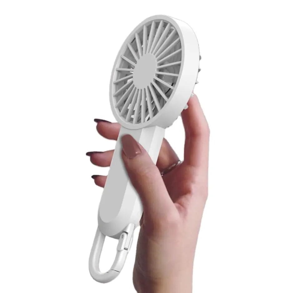 Ventilateur USB Mini ventilateur à main rechargeable Mini ventilateur portable avec boucle