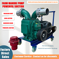 Pompe à eaux usées métallique DaringFish 30m/h ~ 55m/h pour système d'irrigation agricole, puissante, auto-amorçante et anti-colmatage
