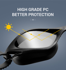 60 שנים יצרנית מקצועי מירוץ אימון משקפיים משקפי מגן נגד ערפל ערפל לשחות משקפי מגן ב כחול לבן אדום - Product Image 3