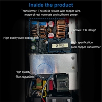 Fuente de alimentación Flex 1u de 450W, fuente de alimentación modular completa APFC 90-264V, fuente de alimentación conmutada para PC para mini Escritorio