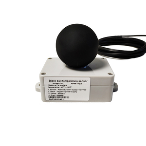 Wbgt Meter cảm biến căng thẳng nhiệt độ Quả Cầu Màu Đen Nhiệt độ môi trường màn hình với LED âm thanh ánh sáng báo động 4 gam mqtt hệ thống - Product Image 6