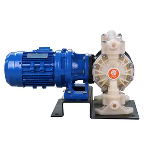 DBY3-20F Electric Pneumatic Diaphragm Chemical Industrial Acid Transfer Operated Pumps PVDF Pump For Acid Eodd Pump