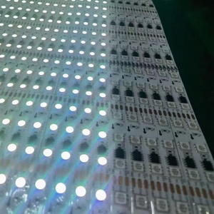 Bande LED numérique flexible RVB SMD5050 WS2811/WS2812, 60 LED/mètre, IP65, PVC, avec pixels adressables individuellement, 12V DC - Product Image 3