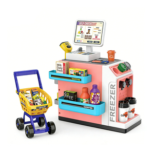 Juguete de Supermercado, Caja Registradora, Escáner, Canasta de Compras, Juego de Imitación de Tienda de Comestibles, Juguetes Educativos para Niños - Product Image 6