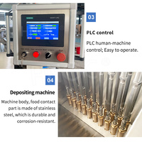 Ligne de production de bonbons HNOC Starch Mogul Collagen Gummy Machine à bonbons semi-automatique