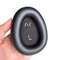 Coussinets d'oreille de remplacement pour écouteurs Skullcandy Aviator 900 ANC, en cuir protéiné noir, installation facile par clip, pièce de réparation
