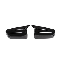 Paire de coques de rétroviseurs noires brillantes style M compatibles avec BMW G14 G15 G16 G42 G20 G22 G23 G26 G28 G30 G38 G32 G11 G12 LHD 2017+
