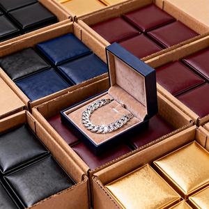 OUGEPHELI Bracelet Chaîne à Maillons Cubains Miami en Moissanite Argent Sterling 925 S925 Certifié GRA Couleur D VVS Plaqué Or Style Hip Hop - Product Image 6