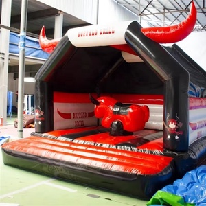 Arène de jeu gonflable thème western 5x4m avec <span class=keywords><strong>taureau</strong></span> mécanique, équipement gonflable <span class=keywords><strong>d</strong></span>'extérieur pour la location et les événements - Product Image 5