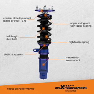 MaXpeedingrods Ajustable Amortiguador de Suspensión de Altura para <span class=keywords><strong>BMW</strong></span> Serie 3 <span class=keywords><strong>E46</strong></span> 316i 325i 328i 330i 323i 325i 318d 320d 330d - Product Image 6