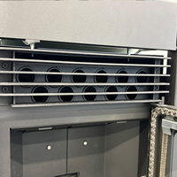 Poêle à granulés de bois encastrable WIFI QM0502A 5,5 kW, modèle européen, pour intérieur, foyer à granulés pour maisons