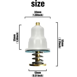 Ensemble de bouton poussoir pour chasse d'eau, pièce de rechange compatible avec les kits de réparation de chasse d'eau pour toilettes et urinoirs TOTO - Product Image 5