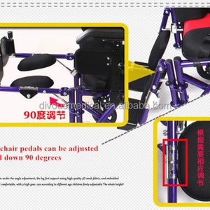 Silla de Ruedas Manual de Aleación de Aluminio para Niños y Adultos con Parálisis Cerebral, Silla de Ruedas para Niños - Product Image 5