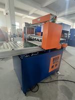 Machine de collage et de scellage semi-automatique pneumatique à colle thermofusible avec pompe pour petites boîtes cadeaux rigides (emballage en bois)