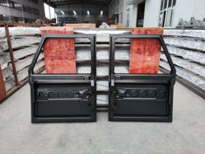 Paneles de Puerta de Acero Nuevos para <span class=keywords><strong>Land</strong></span> <span class=keywords><strong>Rover</strong></span> <span class=keywords><strong>Defender</strong></span> 90 110 130 - Marca AODUN Negro/Gris <span class=keywords><strong>1</strong></span> Año de Garantía - Product Image 6
