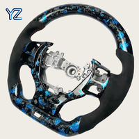 Volant en fibre de carbone forgé YZ Blue Flake pour Lexus IS IS250 IS350 ES300 GS GS350 RC F IS F IS500 GS F Sport Car Tunning