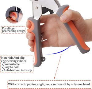 <strong>Grommet</strong> <strong>Tool</strong> Kit Handheld Hole Punch Pliers Portable <strong>Grommet</strong> Hand Press Machine Manual Puncher for Silver <strong>Grommets</strong> of 3/8 Inch - Product Image 4