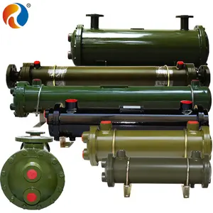 copper coil heat exchangers industrial shell and tube heat exchangers Suitable for Shoe and leather hydraulic machinery