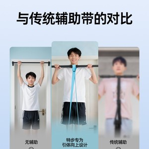 Xtep Resistance Bands For Pull Up Assist Unisex <b>Exercise</b> Elastic Band Fitness Yoga Strap China Red Sky Blue Butter Green - Product Image 5