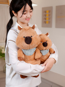 Jouet en peluche Quokka super doux avec écharpes à carreaux Adorable jouet en peluche Quokka cadeau pour enfants - Product Image 6