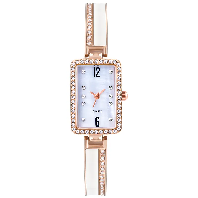 2020 cheap alloy wholesale quartz jewelry wrist Ladies girl diamond Watch silver