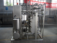 Ligne de traitement du lait de coco, pasteurisateur d'eau de coco, pasteurisateur UHT automatique, ligne de traitement du jus