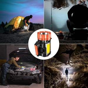 Linterna LED Potente de 1000LM al por Mayor, Ultra Larga Duración, Salida USB, Recargable, Banco de Energía, ABS, IP65, para Camping - Product Image 4