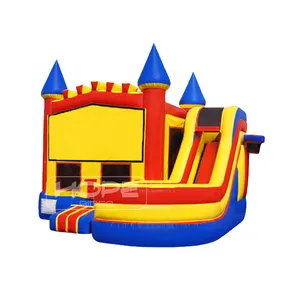 Best Price 5 In 1 Design Mod Jumping Castle Bouncing Game Bounce House Combo With Dry And Wet Slides