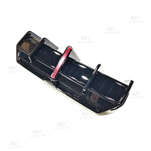 Material PP estilo VTEN difusor trasero parachoques labio con luz LED para BMW 2 Series G42 2022 + Kit de carrocería parachoques trasero labio piezas de automóvil - Product Image 4