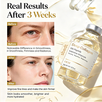 Sérum Anti-rides et Éclaircissant OEM pour Soins de la Peau, Ampoule Visage au Collagène Profond et Peptides Naturels, Effet Lifting et Raffermissant, Marque Privée, 40ml