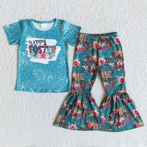 Ensemble vert fleuri de Noël pour filles (12-18 mois à 7-8 ans) - Product Image 6
