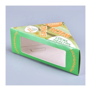 Boîte d'emballage en papier pour sandwich <span class=keywords><strong>boulangerie</strong></span> Donunt pique-nique camping jetable personnalisé à emporter de qualité alimentaire - Product Image 6