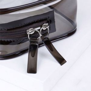 Wholesale Custom Logo <b>Transparent</b> Clear PVC <b>Makeup</b> <b>Bag</b> Cosmetic Pouch Skincare Toiletry Travel <b>Bag</b> - Product Image 4