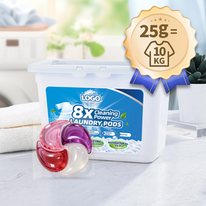 <span class=keywords><strong>Lessive</strong></span> en capsules 4-en-1 jetables de 25g en gros, <span class=keywords><strong>parfum</strong></span> personnalisé, sans résidu, élimination des taches tenaces, usage domestique quotidien - Product Image 1