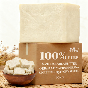 Prix de gros de l'usine de beauté beurre corporel pur biologique beurre de karité brut pour les soins de <span class=keywords><strong>la</strong></span> peau savon cosmétique - Product Image 1