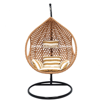 Chaise suspendue d'extérieur, chaise balançoire ronde pour chambre à coucher, balcon, terrasse