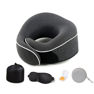 2025 memori ditingkatkan busa portabel Rebound lambat mengisi berbentuk U bantal bernapas lembut leher bungkus dukungan perjalanan bantal untuk rumah - Product Image 5