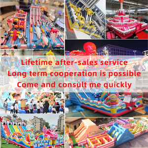 Super interesante adecuado para fiestas Bounce Slide Combo <span class=keywords><strong>Plaza</strong></span> Gran Barco Pirata Tema Casa inflable Fuente Fábrica para la venta - Product Image 6