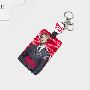 KPOP Taehyung Jungkook Jimin Suga What Is Your Love Estuche para Tarjetas con Estampado, Llavero de Cuerda Elástica, Porta Tarjetas de Fotos Jin RM J-Hope - Product Image 6