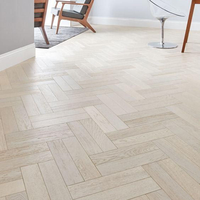 AVANTIMORA FSC Multilayer Distressed Oak Grade AB Self-adhesive Click 15mm Herringbone Floor Engineer Timber for Luxury Home