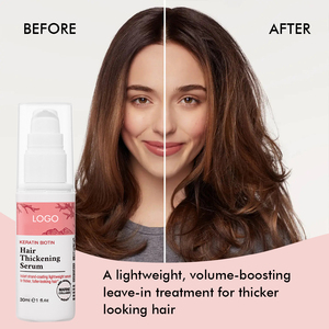Oem Odm leggero prodotto per <span class=keywords><strong>capelli</strong></span> ispessimento più sano cuoio capelluto nutriente ridurre la biotina crespo <span class=keywords><strong>capelli</strong></span> collagene lasciare-In siero addensante - Product Image 3