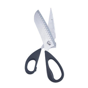 Ciseaux de cuisine en acier inoxydable, cisailles de démontage robustes avec poignées en plastique pour les os de poulet, d'oie, de canard et de poisson - Product Image 1