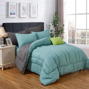 Hot Bán 3-Mảnh Rắn Màu Đỏ Dệt Polyester California Vua Comforter <span class=keywords><strong>Set</strong></span> Cho Nhà Bệnh Viện Khách Sạn Hoặc Đám Cưới - Product Image 5