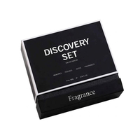 Boîte d'emballage de luxe pour flacon de parfum en verre avec impression de logo personnalisé, boîte de découverte de parfum 2 ml