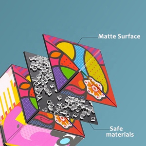 Jinying Giảm Giá Hấp Dẫn Đồ Chơi <span class=keywords><strong>Fidget</strong></span> Cầm Tay Thư Giãn Khối Lập Phương Vô Cực Kỳ Diệu Trò Chơi Ghép Hình Hình Học Lắp Ráp 3D - Product Image 5