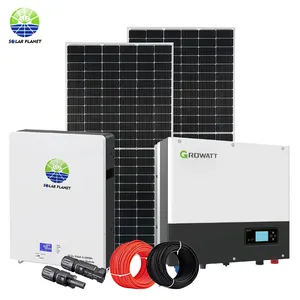 Direct Supplier Off grid 5Kw 7.5Kw 10Kw 15Kw One Stop Solution Hybrid Solar Energy System With Battery