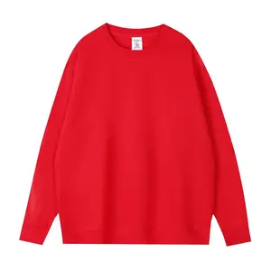 Cotton Heavyweight Autumn Sweatshirt wearable blanket hoodie plain red hoodies For Men