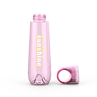 ODM OEM Vente en gros Bouteille d'eau de sport et de gym en plastique Tritan de qualité supérieure 740 ml avec poignée de boisson directe et couvercle, cadeau de voyage