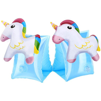 Bouées de bras gonflables licorne de dessin animé pour enfants, pour la piscine familiale, les fêtes, la plage, les vacances d'été, le plaisir estival