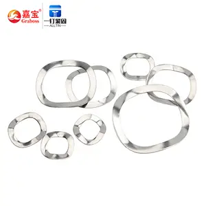 Fastener manufacturing 304 stainless steel three-wave washer M4-M30 corrugated spring gasket DIN137 wave washer elastic washer